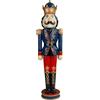 TIMSTOR Soldatino Schiaccianoci di Natale Blu 100cm Poliresina