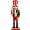 TIMSTOR Soldatino Schiaccianoci di Natale con Spada 25,5cm in Legno