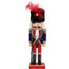 TIMSTOR Soldatino Schiaccianoci di Natale con Fucile 25,5cm in Legno