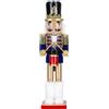 TIMSTOR Soldatino Schiaccianoci di Natale con Tamburo 38cm in Legno