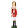 TIMSTOR Soldatino Schiaccianoci di Natale 60cm in Legno