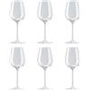 ROSENTHAL DiVino Calice Vino Bianco Goblet Set 6 Pezzi 400ml Cristallo