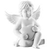 ROSENTHAL Statuina Figurina Angelo con Cuore 12cm Porcellana