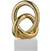 BONGELLI PREZIOSI Nodo Alto Base Bianca Oro 15cm Marmorino