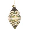 BIZZOTTO Fuso Addobbo di Natale Beloved Verde 13cm Vetro