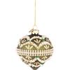 BIZZOTTO Trottola Addobbo di Natale Beloved Verde 10cm Vetro