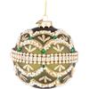BIZZOTTO Sfera Pallina di Natale Beloved Verde 10cm Vetro