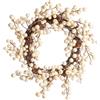 BIZZOTTO Corona Ghirlanda Natalizia Billie con Bacche Crema 32cm