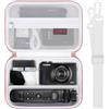 Elonbo Custodia da trasporto per fotocamera digitale Sony ZV-1F / ZV-1 / ZV-1 II, Sony ZV 1F, custodia protettiva rigida da viaggio, kit di accessori Vlogger treppiede impugnatura microfono organizer