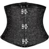 JasGood - Corsetto da donna sottoseno, stile gotico/vintage, con pizzo, stringivita, per Halloween, L