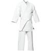 SPIRIT SPORTS Uniforme da karate da 255 g, 100% cotone, con cintura bianca gratuita comoda e resistente, bianco, 00/120cm