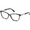 Guess Occhiali da donna, Nero/altro, 56
