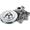 QUARKZMAN Cinghia Tenditore Puleggia per Deutz F4L912 1Pc | Per Deutz F3L912, 912, 913, Colore Argento, Nero, Materiale Metallo, Dimensioni 17.3x11.2x7.5cm, Foro1 5.2mm, Foro2 6.5mm