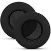 Brainwavz Cuscinetti rotondi in memory foam, adatti a molte cuffie di grandi dimensioni, SteelSeries, HD668B, ATH, AKG K553, HifiMan, ATH, Philips, Fostex, Sony Ear Pad e altre (nero perforato, nero)
