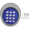 Zerodis Tastiera per Cancello Automatico, Apriporta per Garage Multiuso Facile da Installare Accessori per Apriporta Controllo Pannello Operatore Remoto per Porta per Sistemi di Apertura