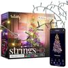Twinkly Strings HD - 700 RBG + Warm White LEDs, 38.5 Meters, Green Wire, Indoor/Outdoor Lighting Decoration
