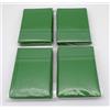 docsmagic.de 4 x 60 Double Mat Green Card Sleeves Small Size 62 x 89 - Verde - Mini Bustine - YGO