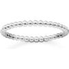 Thomas Sabo Anello da Donna con Perline TR2122, 60, Metallo prezioso, Senza Gemme