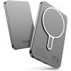 Cable Technologies MagPower powerbank wireless magnetico 5000mah PD20W USB-C Ultra Sottile, Leggero, Ricarica Rapida, batteria esterna power bank caricatore portatile universale per iPhone Oppo ecc