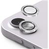 GIOPUEY 2 Pezzi Pellicola Fotocamera Compatibile con iPad Air M3 11 inch/13 inch 2025, [Protezione Completa][Doppia Protezione] Metallo + Vetro Temperato, Protezione Fotocamera - Bling Silver