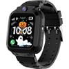 Puhiuyoi GPS Smartwatch per Bambini, IP68 Impermeabile Orologio Intelligente Bambini con Telefono, Chat Vocale, SOS, Touchscreen, Fotocamera, Gioco, Smartwatch per Ragazza e Ragazzo 4-12 Anni Regalo
