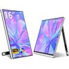 Veout Monitor portatile da 16 monitor per laptop IPS 1920 x 1200P con connettore USB - C monitor per gaming con FreeSync e HDMI dotato di un piedino regolabile disponibile