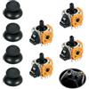 HstiaLving 4 Pezzi Controller Sticks, Modulo Joystick del Sensore Analogico Joystick 3D per PS5 Modulo Leva Con Sensore Analogico 3D Sostituisci Accessori Facile Installazione Tappi per Levette Inclusi