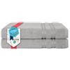 Hammetex Teli Doccia Set da 2 70x140 cm - Asciugamani da Bagno 100% Cotone Spugna - Certificati OEKO-TEX - Morbidi, Assorbenti - con Asola per Appendere