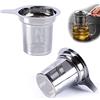 behone Infusore da tè, Colino in Acciaio Inossidabile e tè Perfetto Setaccio, Filtro per tè a Fogli Mobili, Misura Grande,Filtro per tè Infusore per tè e Tisane, Confezione da 2