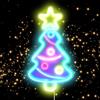 Jinlaili Albero di Natale Luce al Neon, 41cm Decorazione di Colore Acriliche per Parete USB Luci al Neon Colorate, Luce Notturna per Festival di Natale Decorazioni Party Sign
