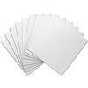 CENPEK Confezione da 16 specchi autoadesivi, piastrelle per specchio da 15 x 15 cm, in plastica flessibile, specchio acrilico spesso 0,2 mm, piccolo specchio senza cornice