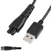 JiaHeHe Cavo di ricarica USB per rasoio e rasoio da barba, caricabatterie da 5 V compatibile con modelli Remington, cavo lungo 1,2 m, durevole