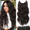 BUPPLER Halo Extension per capelli con filo invisibile, 50,8 cm, nero