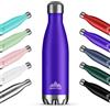 Mont-Clair H2O Borraccia Termica 500ML in Acciaio Inox, Borracce Termiche - 12h di Bevanda Calda e 24h di Bevanda Fredda - Senza BPA, Bottiglia Acqua, Borraccia 500ML Viola