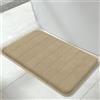 Yimobra Tappetino da bagno antiscivolo, 80 x 50 cm, super assorbimento d'acqua, spesso, lavabile in lavatrice, facile da asciugare tappetino da bagno - cammello