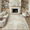 PureCozy Tappeto Salotto 200 x 300 cm Moderno Astratto Tappeti, Beige | Antiscivolo,Lavabile in Lavatrice,Camera da Letto,Cucina,Ufficio,Interno,Pelo Corto,Carpet,Grande Area Rug