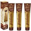 Pastiglie Leone Leone da 1857 - Gianduioso Leone - Gianduiotto Cremoso - Crema al Cioccolato Gianduia - Senza Glutine e Vegano - 3 x 115 gr