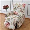 PEIHUODAN 4 Pezzi Copripoltrona Relax Reclinabile Universale, Fiori Geometrici Fodere Copripoltrona Reclinabile 1 Posto Elasticizzato Lavabile Rimovibile, Copertura per Poltrona Reclinabile (Style 7)