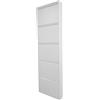 Bissolo Casa Scarpiera 5 Ribalte Modello Berry 50 X 15 X H. 169 in Metallo Colore Bianco