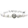 aninu Bracciale Leone con App Monitoraggio - Adozione Simbolica Leone Savana, Bracciale Pietra Naturale Perle Uomo Donna Coppia Amicizia Forza Coraggio Re della Giungla Regalo, 8 Colori