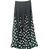 Flamifeel Gonna da ballo Flamenco Nero a pois bianchi, Nero/Bianco, L