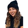 Offtopic Cappello Invernale Donna Uomo Interno 100% Seta per Capelli Sempre in Ordine, Berretto Cuffia Salva Piega e Anticrespo, Elegante Idea Regalo Unica, Grigio