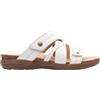 Clarks April Willow, Sandali a Ciabatta Donna, Pelle Bianca, 41 EU