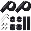 NineSSJLY 2 supporti universali per fari supplementari - Morsetto 15-32 mm con inserti in gomma, adatto a moto, ATV, fuoristrada, auto, camion, barca, trattore, paraurti e roll bar.