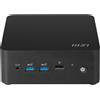 MSI Mini PC Barebone Intel Core i5 Wi-Fi 6E Bluetooth 5.3 Compact Design - CUBI NUC 1MG-238BEU