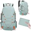 Azarxis Zaino Trekking 35 Litri Zaino da Bici Pieghevole con Strisce Riflettenti per Trail Running Hiking Escursione Montagna Viaggio da Uomo Donna (Verde)