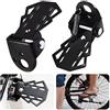 Aoreun Pedali Posteriori per Bicicletta, 1 Paio mini Pedale Poggiapiedi Bici in Acciaio antiscivolo Pedale posteriore della bicicletta con Fori da 5 mm per Ciclismo Bicicletta Strada MTB BMX