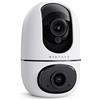 VIRTAVO XD1 Telecamera WiFi Interno Doppio Obiettivo, 2 Viste, 360°