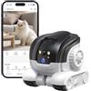 HUAJUN Robot de Caméra, 1080P Doppia Fotocamera Robotica, Fotocamera Mobile WiFi per Animali Domestici con Crociera Automatica, Audio Bidirezionale e Visione Notturna per Animali da Compagnia