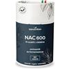 Sanutrition® - NAC 600 mg per capsula | 180 capsule | N-acetil L-cisteina 100% NATURALE da Mais | vegano | aminoacido da fermentazione
